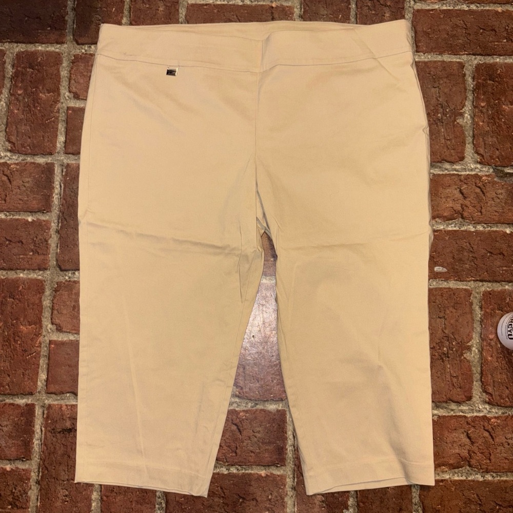 Alfani Tan Cropped Trousers